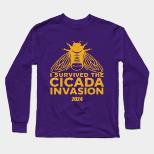 Cicada Invasion Tour 2024 Long Sleeve T-Shirt